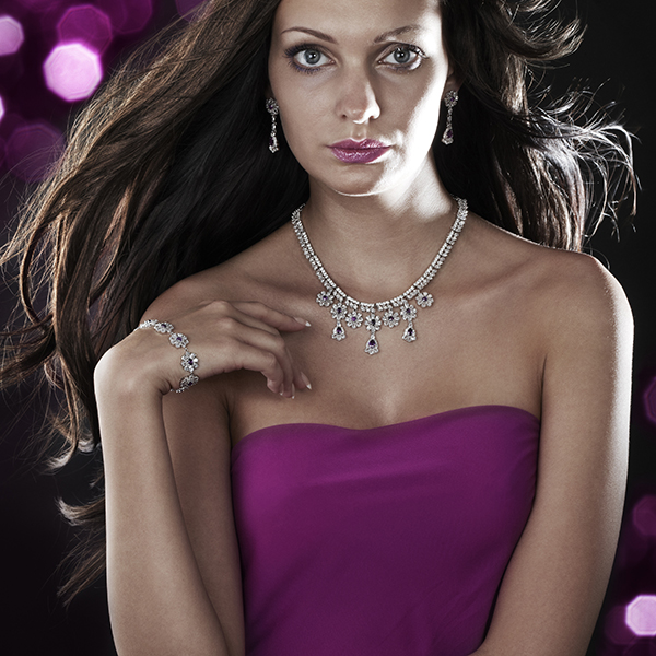 Beauty with jewellery