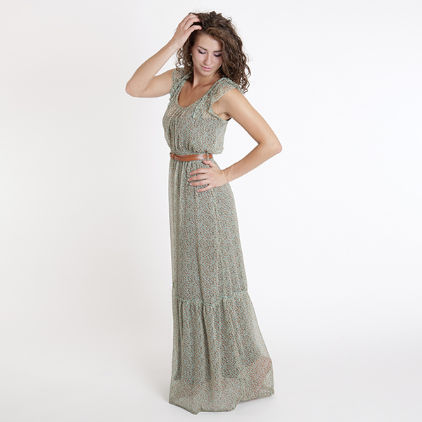 girl in a long dress