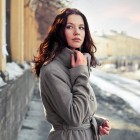 woman in coat