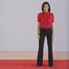Portrait of a woman in dress pants