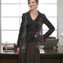 Woman dressed for work in a skirt