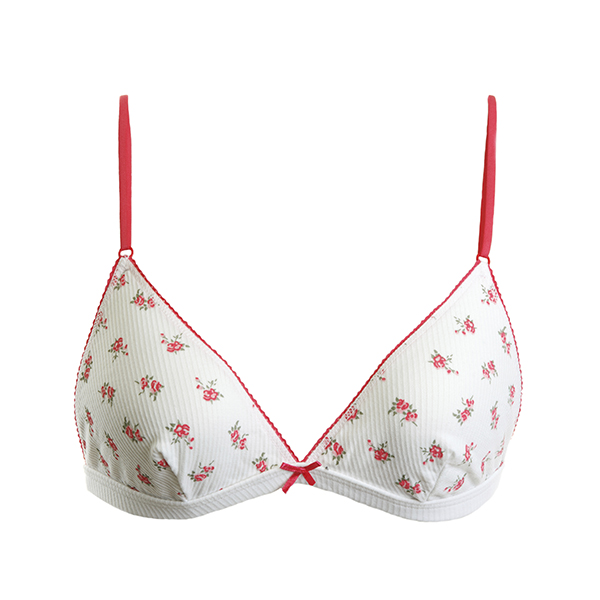 Light cotton bra
